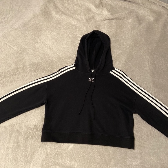 Adidas Originals adicolor cropped hoodie - Picture 10 of 12